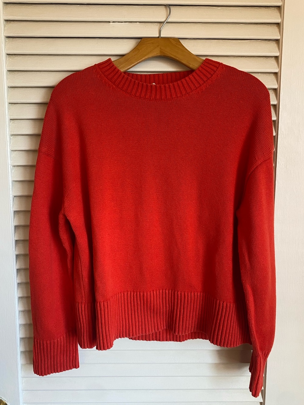 Everlane Boxy Red Sweater